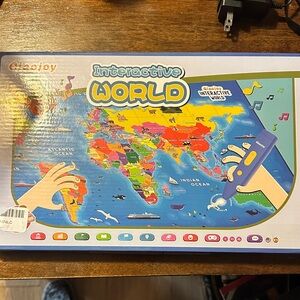 Interactive World Map for Kids - Multicolor